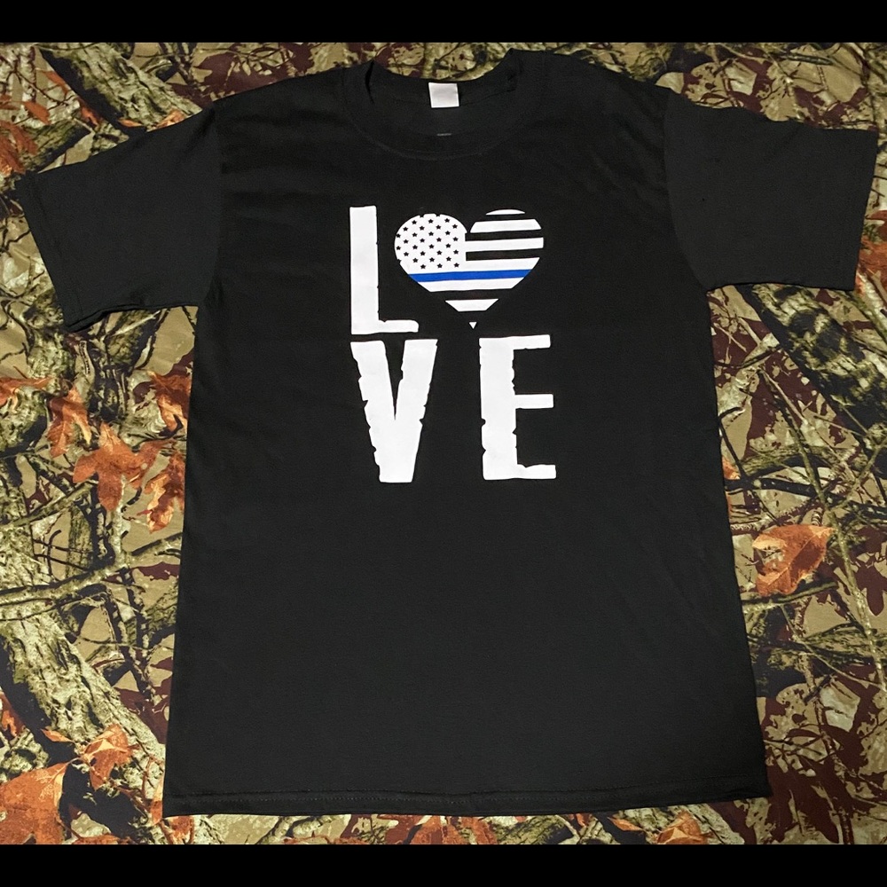 Love “blue line” tshirt